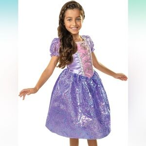 Disney Tangled Rapunzel princess costume dress dress up theater tangle